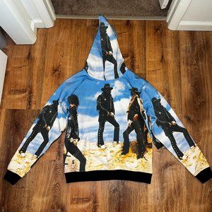 Midnight Studios x Motorhead Ace of Spades All-Over Print Hoodie, M